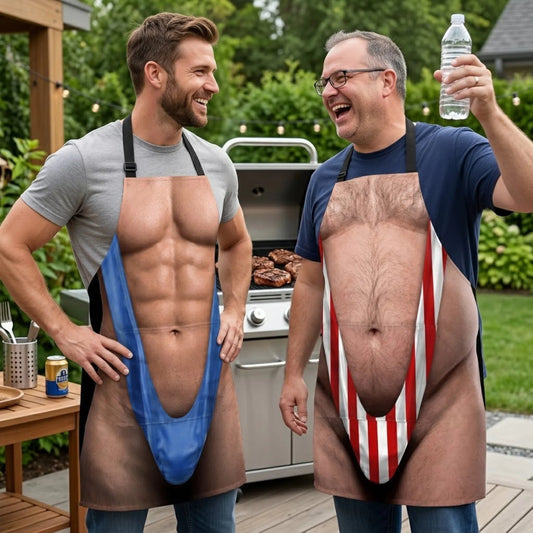 🔥Personalized Apron (with Pockets) – A Gift for Men – King of BBQ