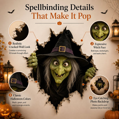 🔥Last Day 50% OFF- Halloween Break-In 3D Wall Decals