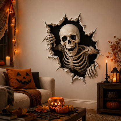 🔥Last Day 50% OFF- Halloween Break-In 3D Wall Decals