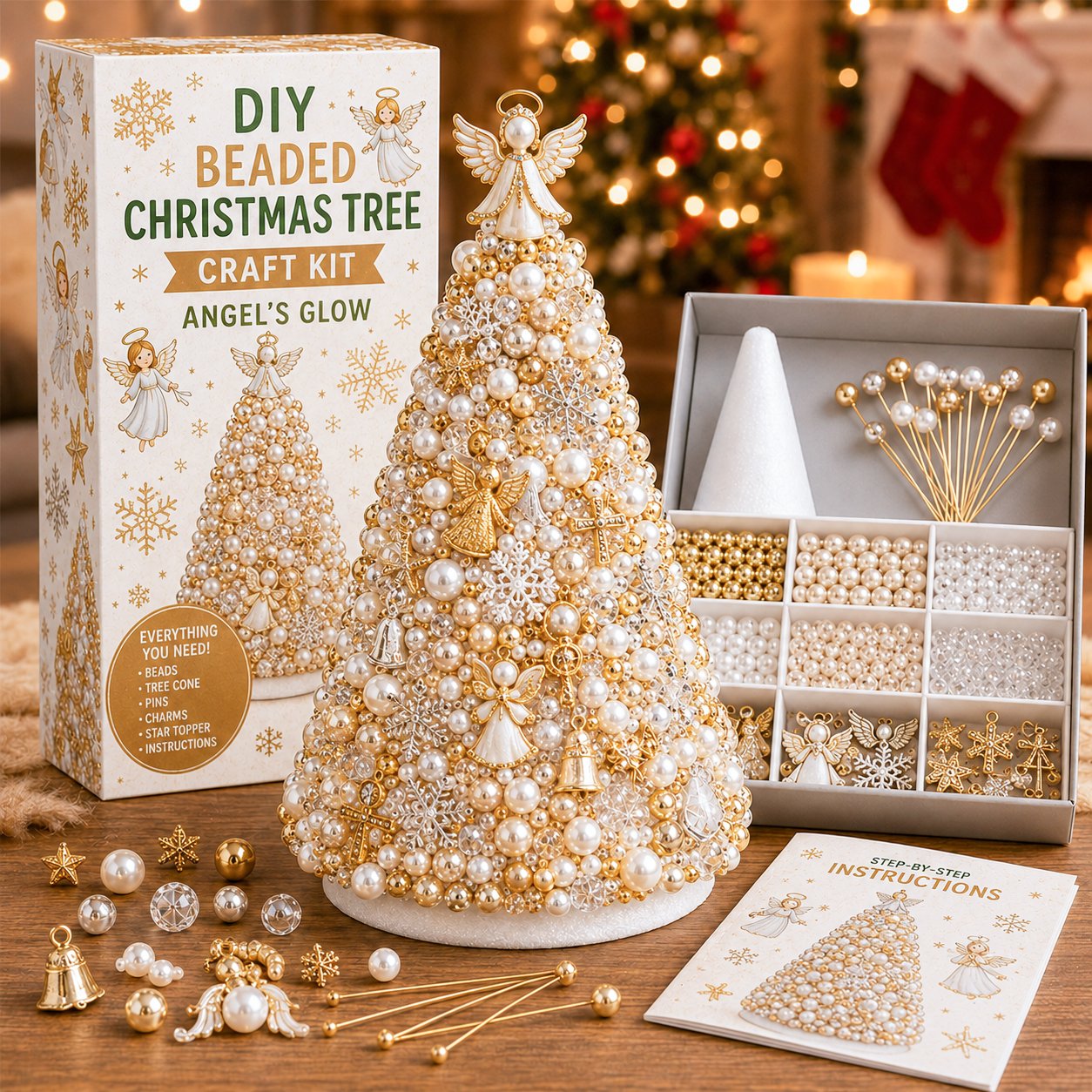 🎄DIY Beaded Christmas Tree Craft Kit🎄