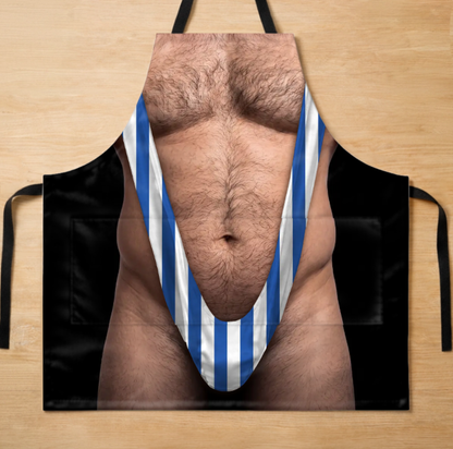 🔥Personalized Apron (with Pockets) – A Gift for Men – King of BBQ