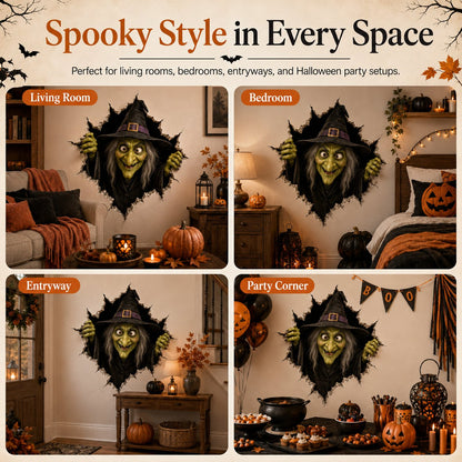 🔥Last Day 50% OFF- Halloween Break-In 3D Wall Decals