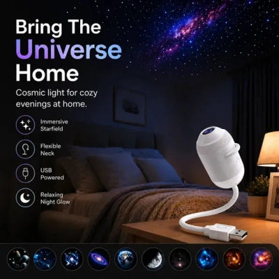 ✨ Plug-and-Play HD Star Projector